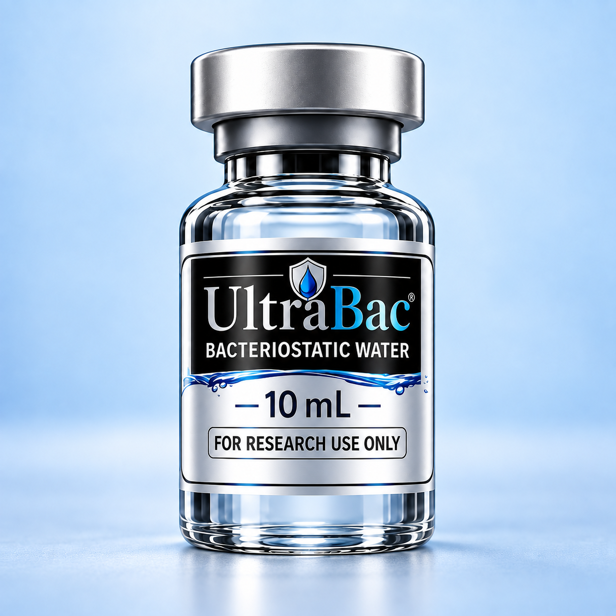 10 mL bac water bacteriostatic water vial